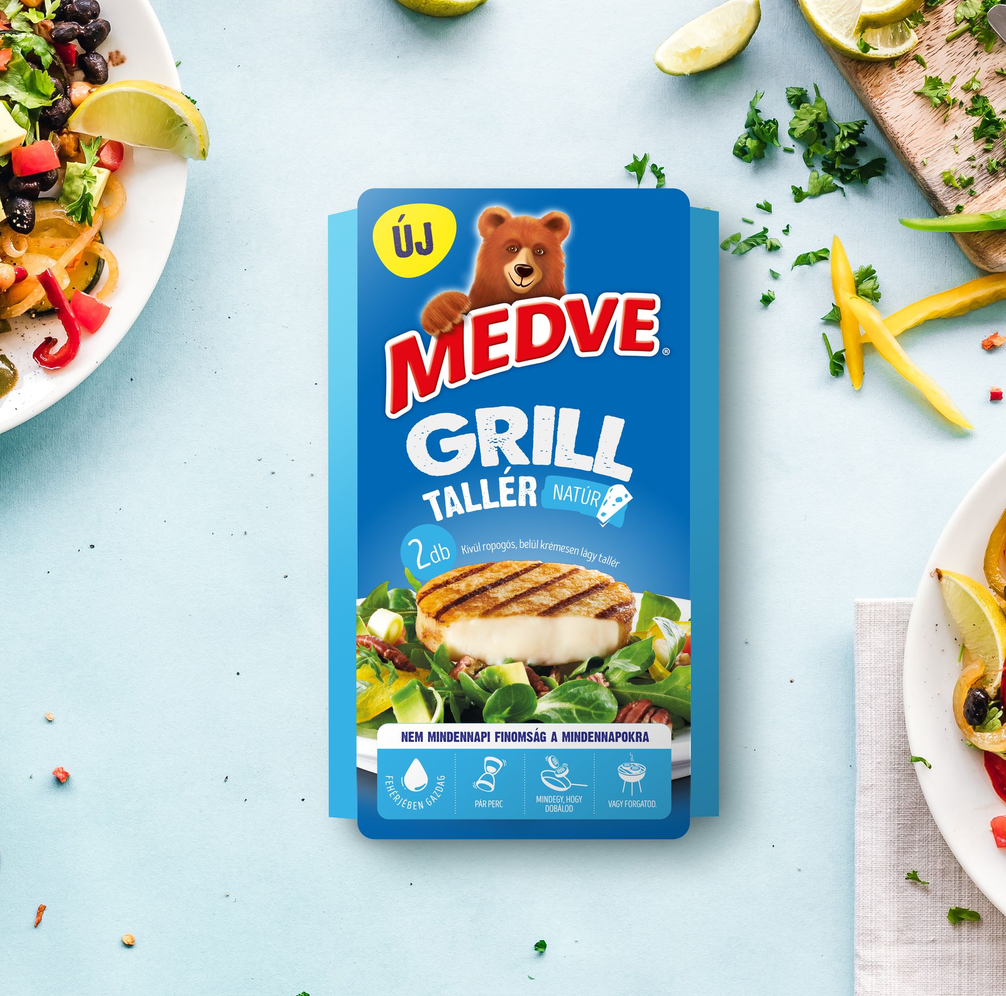 MEDVE Grilltallér csomagolás